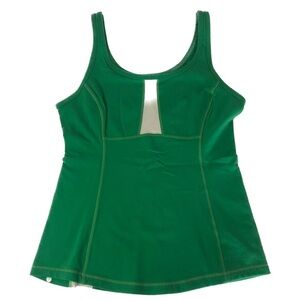 Host Pick Lululemon Retro 90s Scoop Neck Mesh Active Tank Top Green Size 6